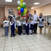 Климовская библиотека встречает первоклассников!